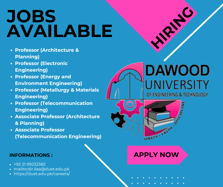 (Job Vacancies in Karachi)