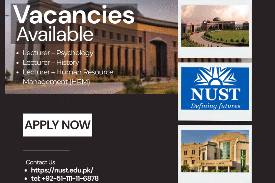 (Jobs in NUST University)