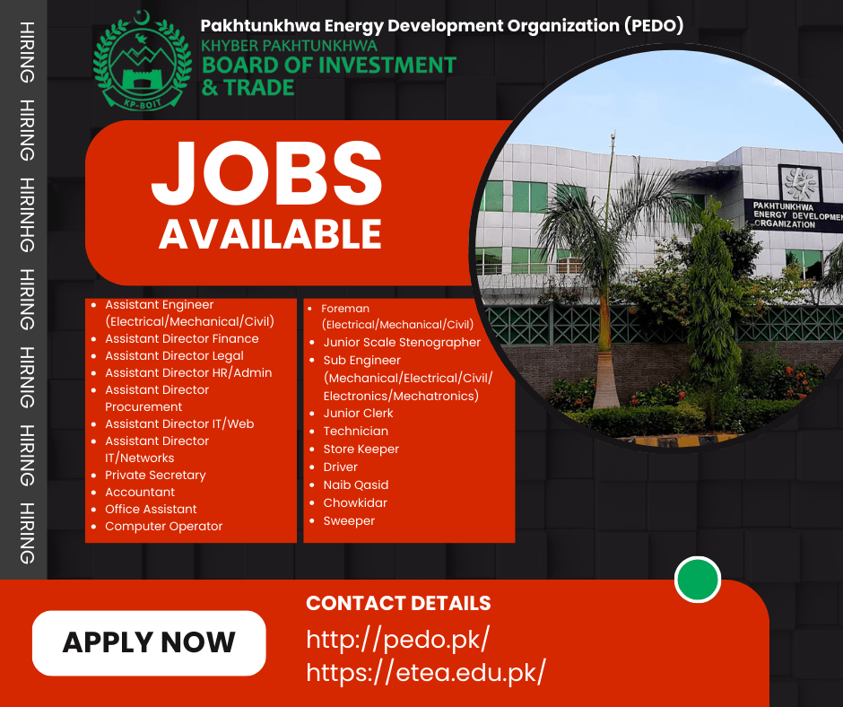 (Peshawar Jobs) (Government of Khyber Pakhtunkhwa Jobs)