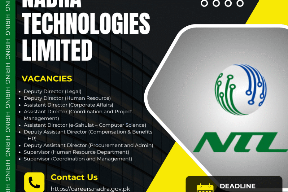 (NADRA Jobs 2025) (NADRA Jobs)